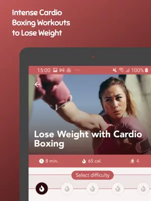 Cardio Boxing android App screenshot 1